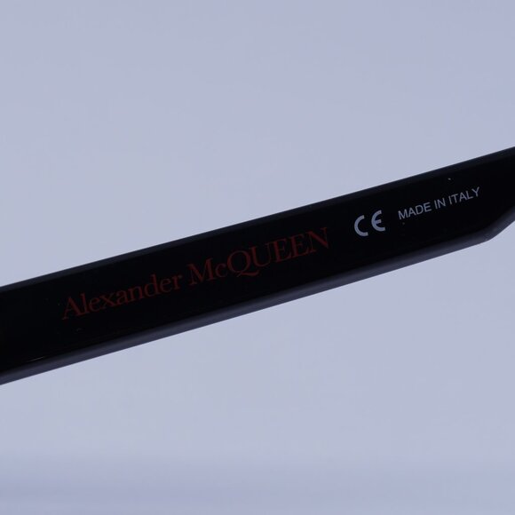 Alexander McQueen AM0333O 002 Eyeglasses Black 52mm Square Frame - Picture 8 of 10